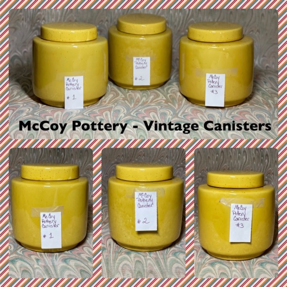 McCoy Pottery Mid-Century Canister Cookie Jar